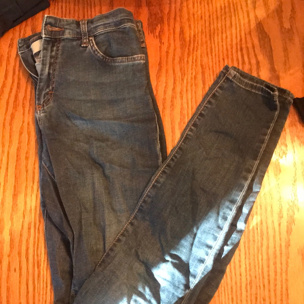 Top shot moto jeans